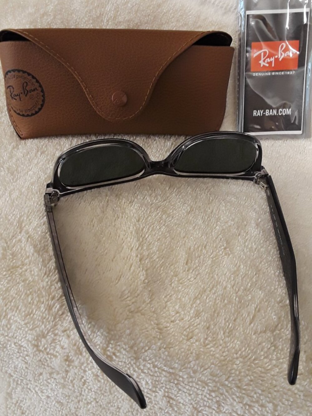 Ray-Ban "New Wayfarer" Sunglasses RB2132 605255mm-NWOT Case &Sealed Cloth Unisex - Picture 7 of 9